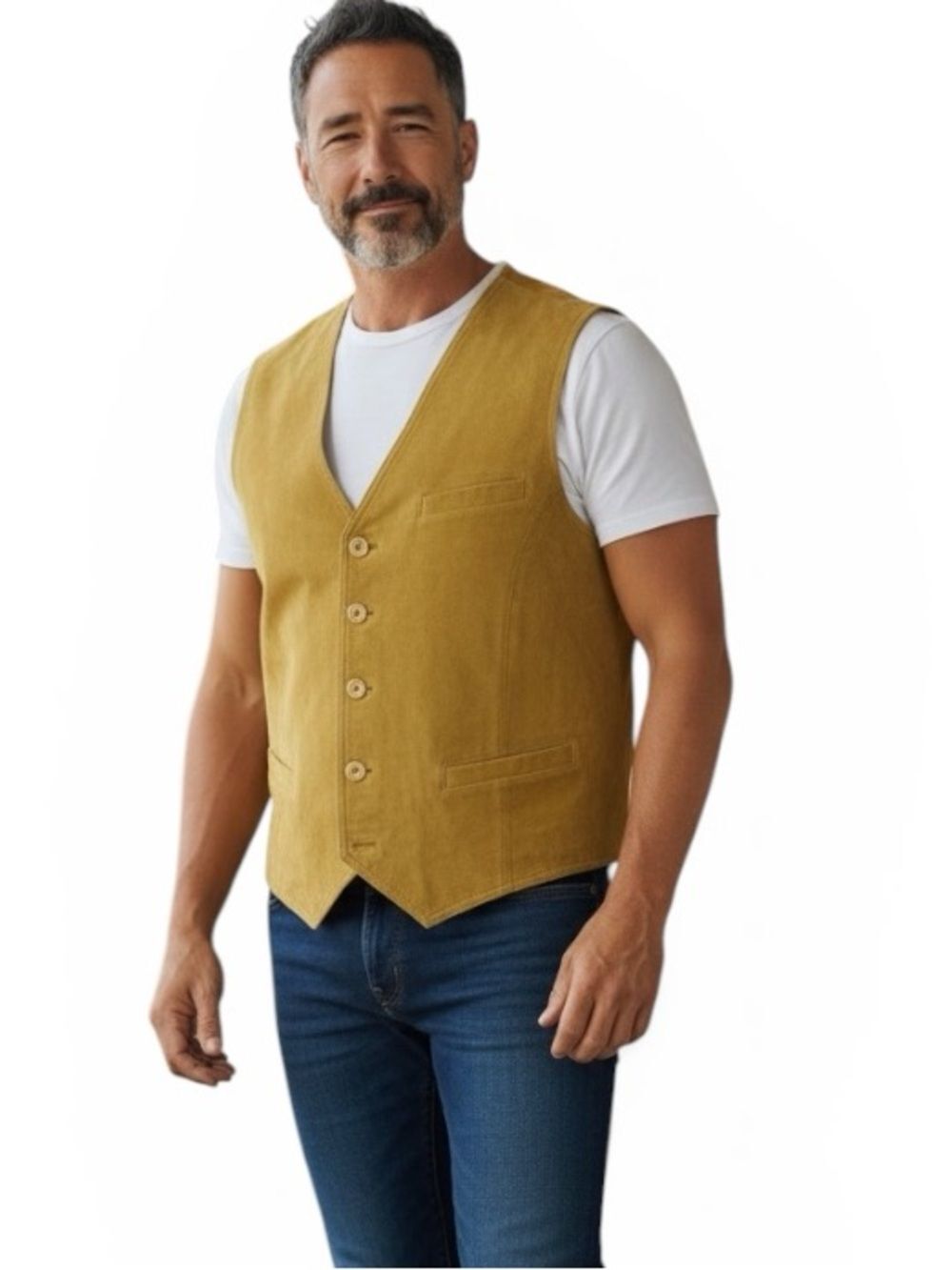 Vintage Men’s Leather Vest L